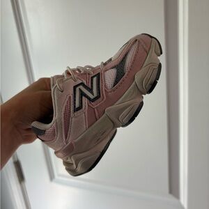 New Balance Blush and Charcoal Athletic Shoes